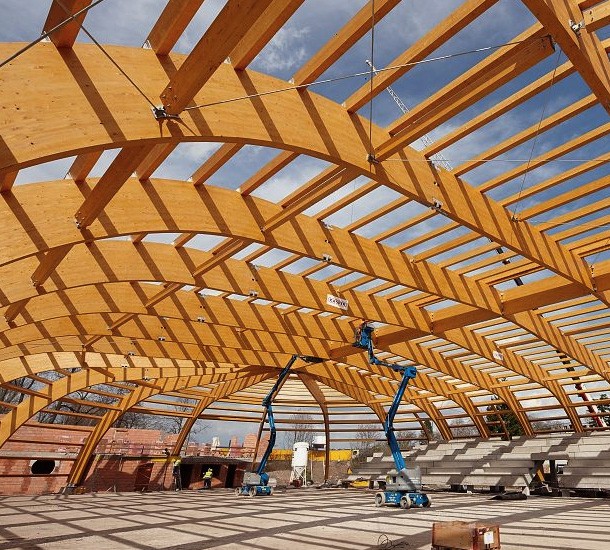 Glue laminated timber structures